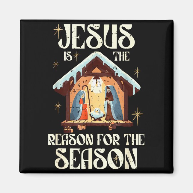 Íman Jesus É A Razão Da Temporada Fé Cristã (Frente)