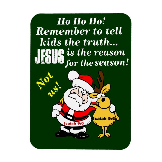 Íman Jesus é a razão para a estação, não nós! (Vertical)