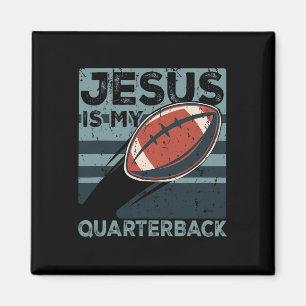 Íman Jesus É Meu Quaterback Bola De Futebol Americano C