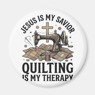 Íman Jesus É Meu Salvador Quilting É Minha Terapia