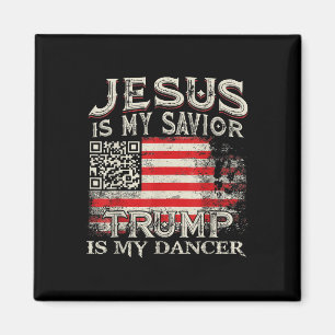Íman Jesus É Meu Salvador Trump É Meu Dançarino Qr Trum