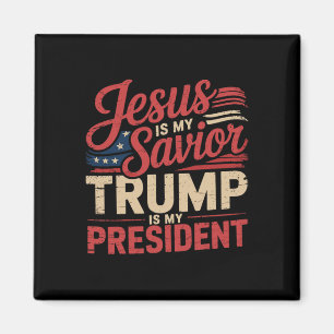 Íman Jesus É Meu Salvador Trump É Meu Presidente Bíblic