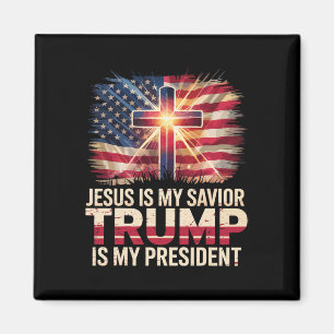 Íman Jesus É Meu Salvador Trump É Meu Presidente Cristã