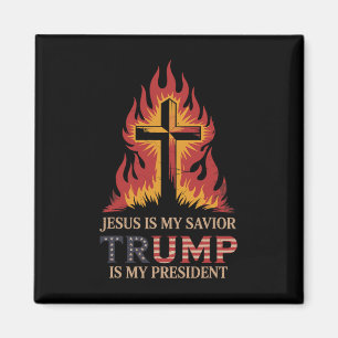 Íman Jesus É Meu Salvador Trump Meu Presidente Conserva
