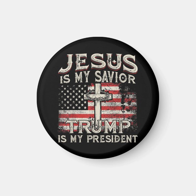 Íman Jesus é o meu salvador é o meu presidente american (Frente)