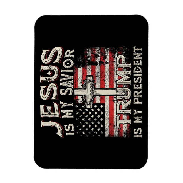 Íman Jesus é o meu salvador é o meu presidente american (Vertical)