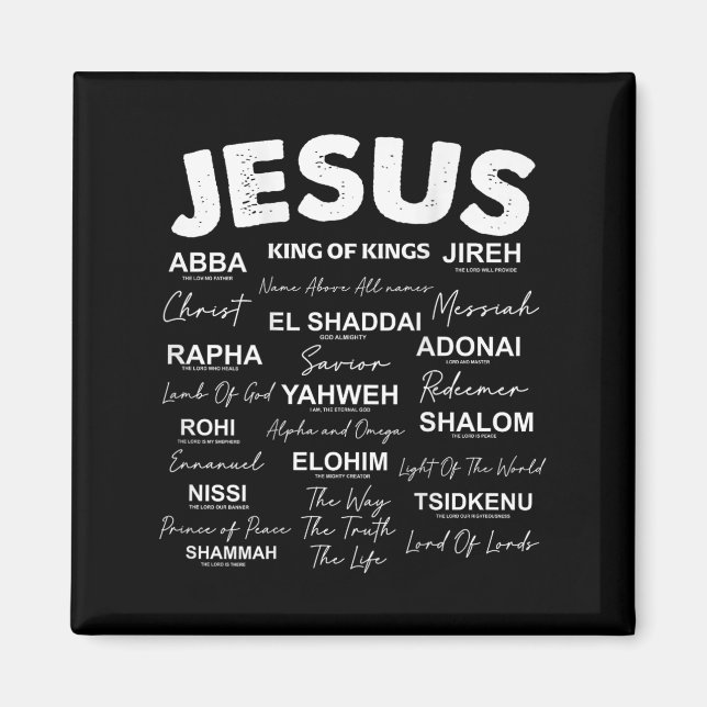 Íman Jesus é o rei dos nomes de Deus Hebraico Jesus cri (Frente)