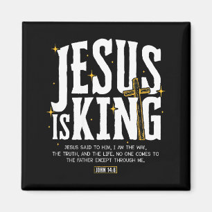 Íman Jesus é Rei Versículo Bíblico João 14_6 Cristão De