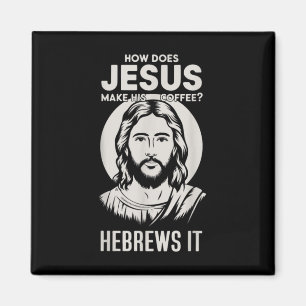 Íman Jesus Encara Como Jesus Torna Seu Café Hebre