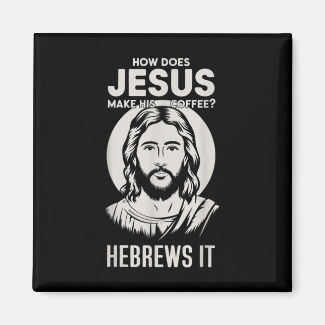 Íman Jesus Encara Como Jesus Torna Seu Café Hebre (Frente)