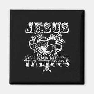 Íman Jesus Engraçado Me Ama E Minhas Tatuagens