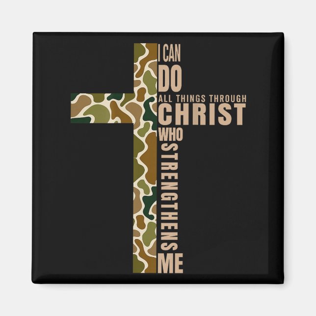 Íman Jesus eu posso fazer todas as coisas através de Cr (Frente)