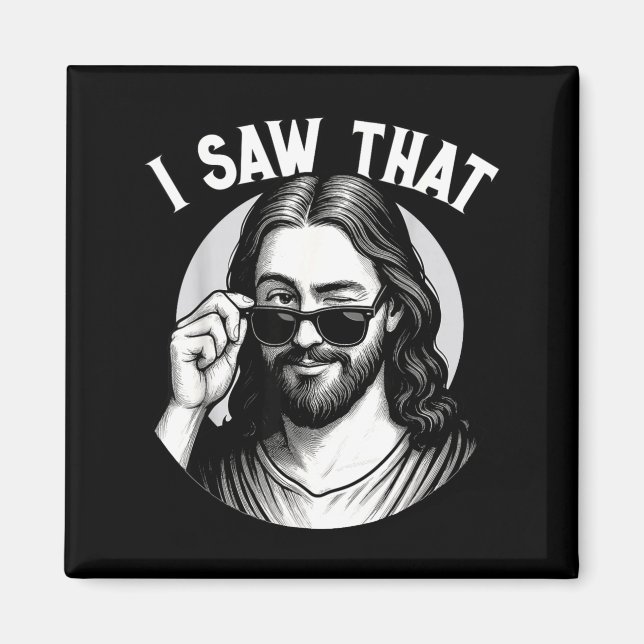 Íman Jesus, Eu Vi Isso, Citação Engraçada do Meme de Je (Frente)