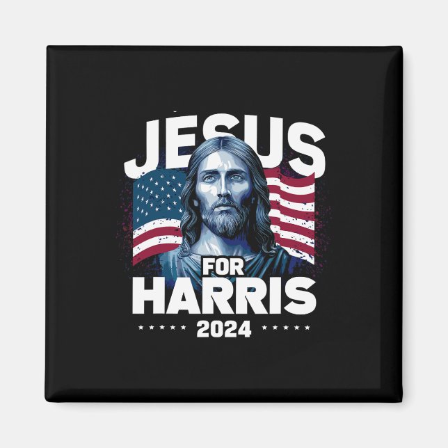 Íman Jesus For Harris Kamala 2024 (Frente)