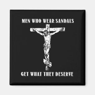 Íman Jesus Homens Que Usam Sandálias Conseguem O Que Me