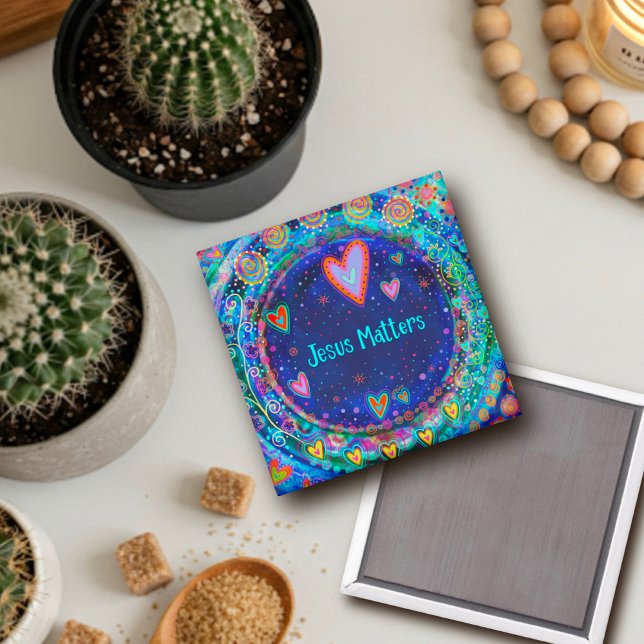 Íman Jesus Importa Magneta de Inspirivência Whimsical A (Criador carregado)