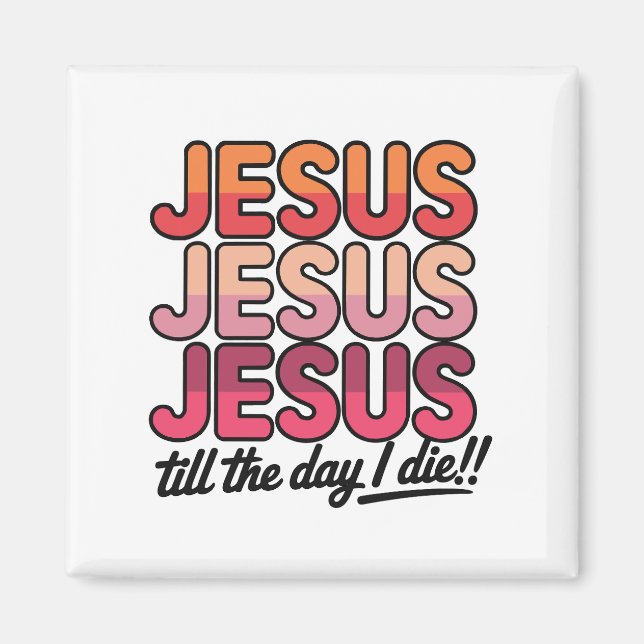 Íman Jesus, Jesus, Jesus Até o dia em que eu morrer (Frente)