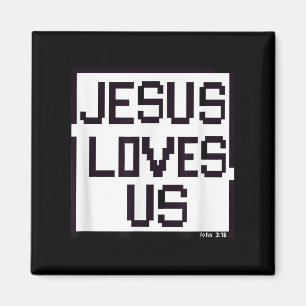 Íman Jesus me ama a nós, fé cristã Jesus Beli
