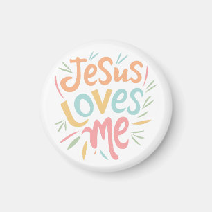 Íman Jesus me ama - vintage design
