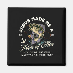 Íman Jesus Me Fez Um Fisher De Homens Engraçado Peixe C