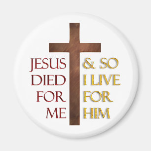 Íman Jesus morreu para mim assim que eu vivo para ele
