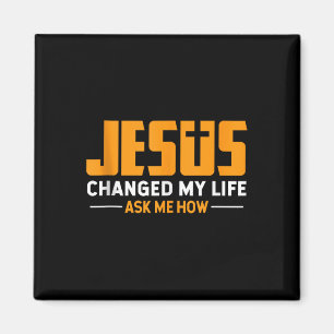 Íman Jesus Muda Minha Vida Pergunte-Me Como Jesus Fé Cr