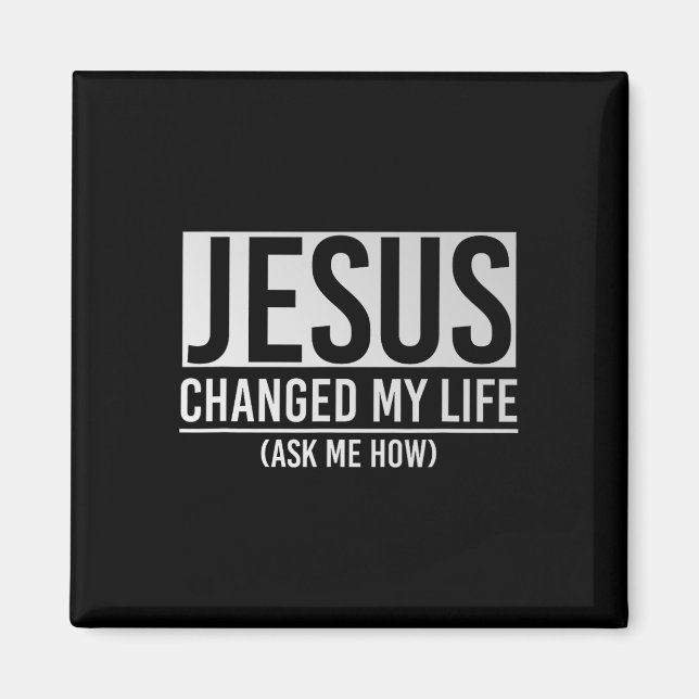 Íman Jesus Mudou Minha Vida Pergunte Como Jesus  (Frente)