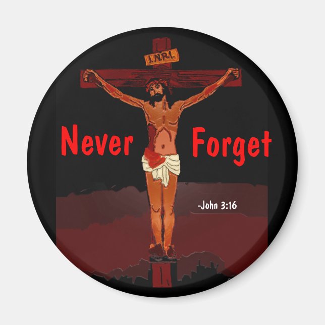 Íman Jesus na citação da Bíblia cruzada (Frente)