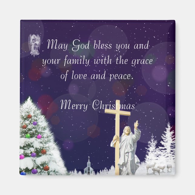 Íman Jesus na neve (Frente)