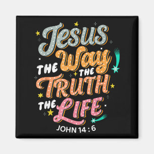 Íman Jesus O Caminho Verdade Vida João 14 6 Bíblia Cris