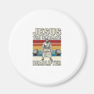 Íman Jesus O Levantador de Peso Definitivo Desenho Veto
