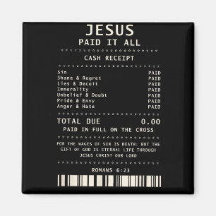 Íman Jesus Pagou Tudo Engraçado Bíblia Cristã Faith Ver