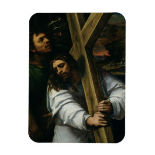 Íman Jesus que leva a cruz, c.1535 (óleo no painel)