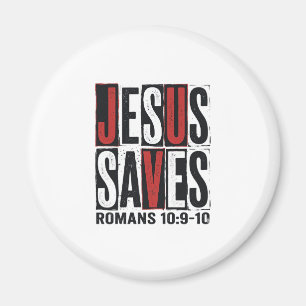 Íman Jesus Salva Romanos 10_9 Camisa Cristã Vintage De