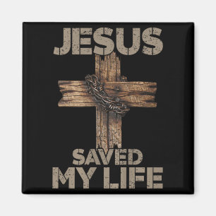 Íman Jesus Salvou Minha Vida Cruz Cristã Deus Fé Bíblia