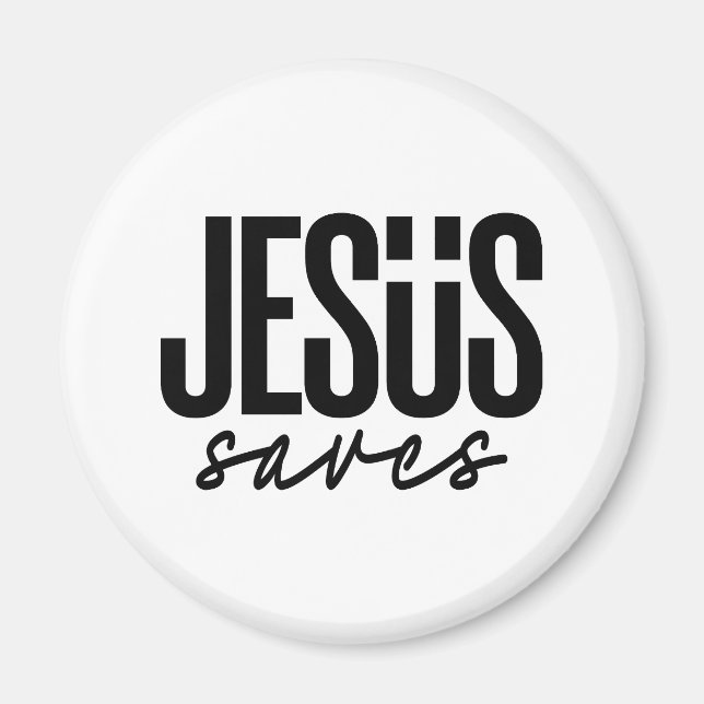 ÍMAN JESUS SAVES (Frente)