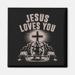 Íman Jesus Te Ama Engraçado, Gym Barbel