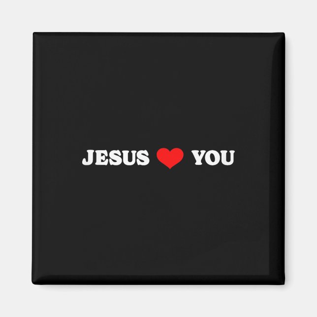 Íman Jesus Te Ama - Religioso Cristão (Frente)