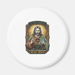 Íman Jesus Tela Preta Cobertura de Webcam Esquecida Vir