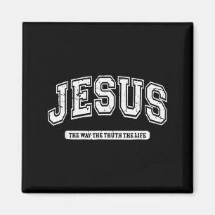 Íman Jesus Vintage O Caminho A Verdade A Vida Design 