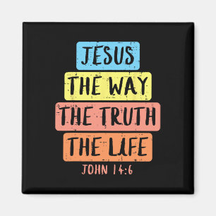 Íman Jesus Way Verdade Vida John 146 Páscoa Religiosa M