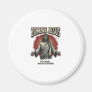 Íman Jesus Zumbi Gravura Antiga Design de Camiseta Engr