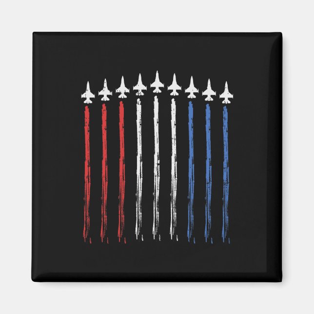 Íman Jets Us Flag Independence 4 De julho Pat (Frente)