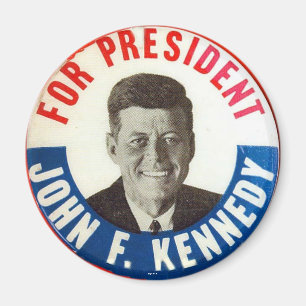 Íman JFK para Presidente - Magnet