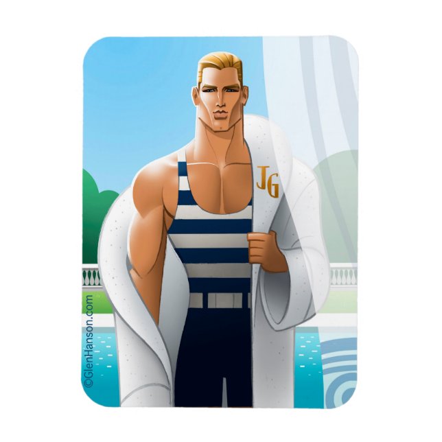 Íman "JG" Premium Flexi Magnet de Glen Hanson (Vertical)