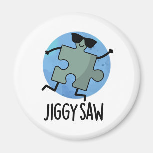 Íman Jiggy Viu o Quebra-cabeça de Jigsaw Dancing