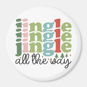 Íman Jingle até os feriados de Natal Retro Groovy