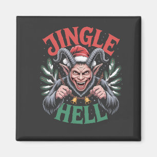 Íman Jingle Hell Christmas Krampus Mau Xmas