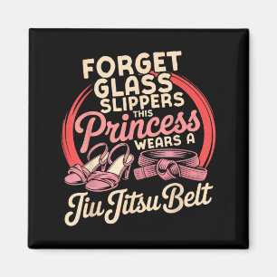 Íman Jiu Jitsu Retro Vintage Esqueça Sapatilhas de Vidr