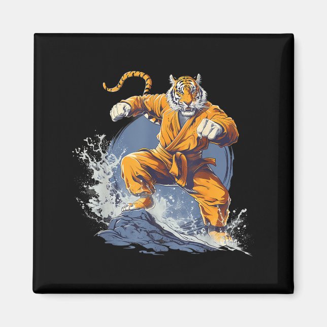 Íman Jiu-Jitsu Tiger Kickboxing Kung Fu Taekwondo (Frente)